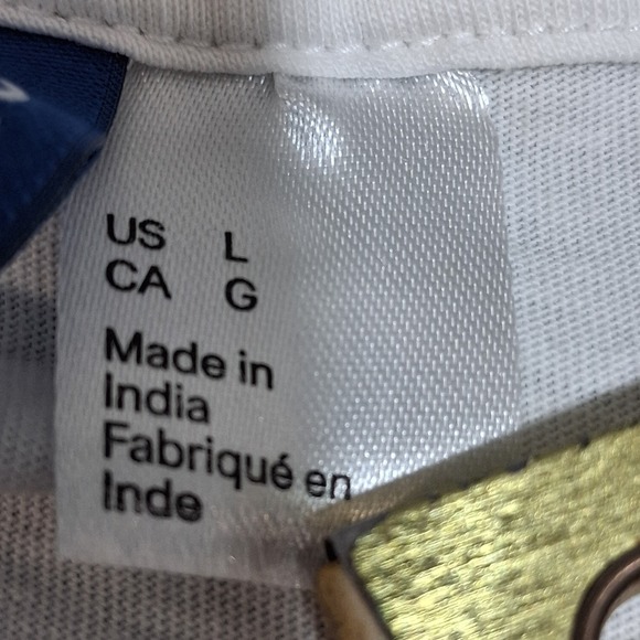 H&M Divided Essentials Shirt Woman Size L White Short Sleeve T-Shirt - Picture 3 of 11